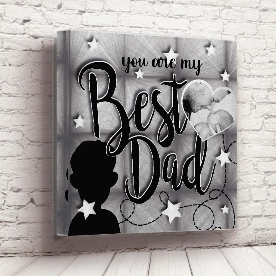 TELA ''BEST DAD GREY''