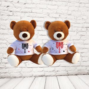 COPPIA PELUCHE ''DENTRO L'ANIMA'' ORSO