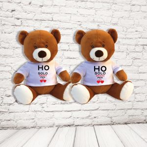 COPPIA PELUCHE ''solo occhi per te'' ORSO