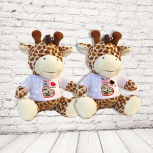 COPPIA PELUCHE ''LOVE ANNIVERSARIO'' GIRAFFA