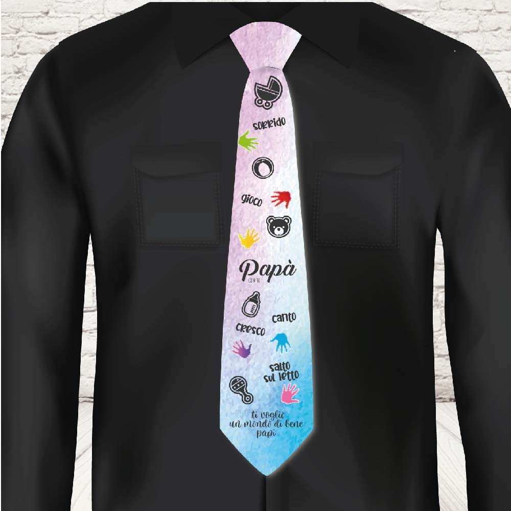 CRAVATTA ''CON TE CRESCO''