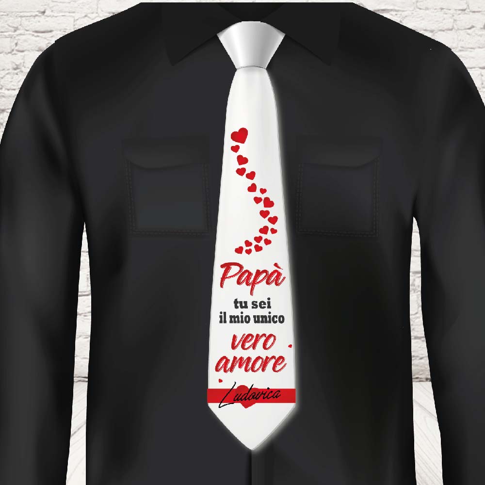 CRAVATTA ''UNICO VERO AMORE''