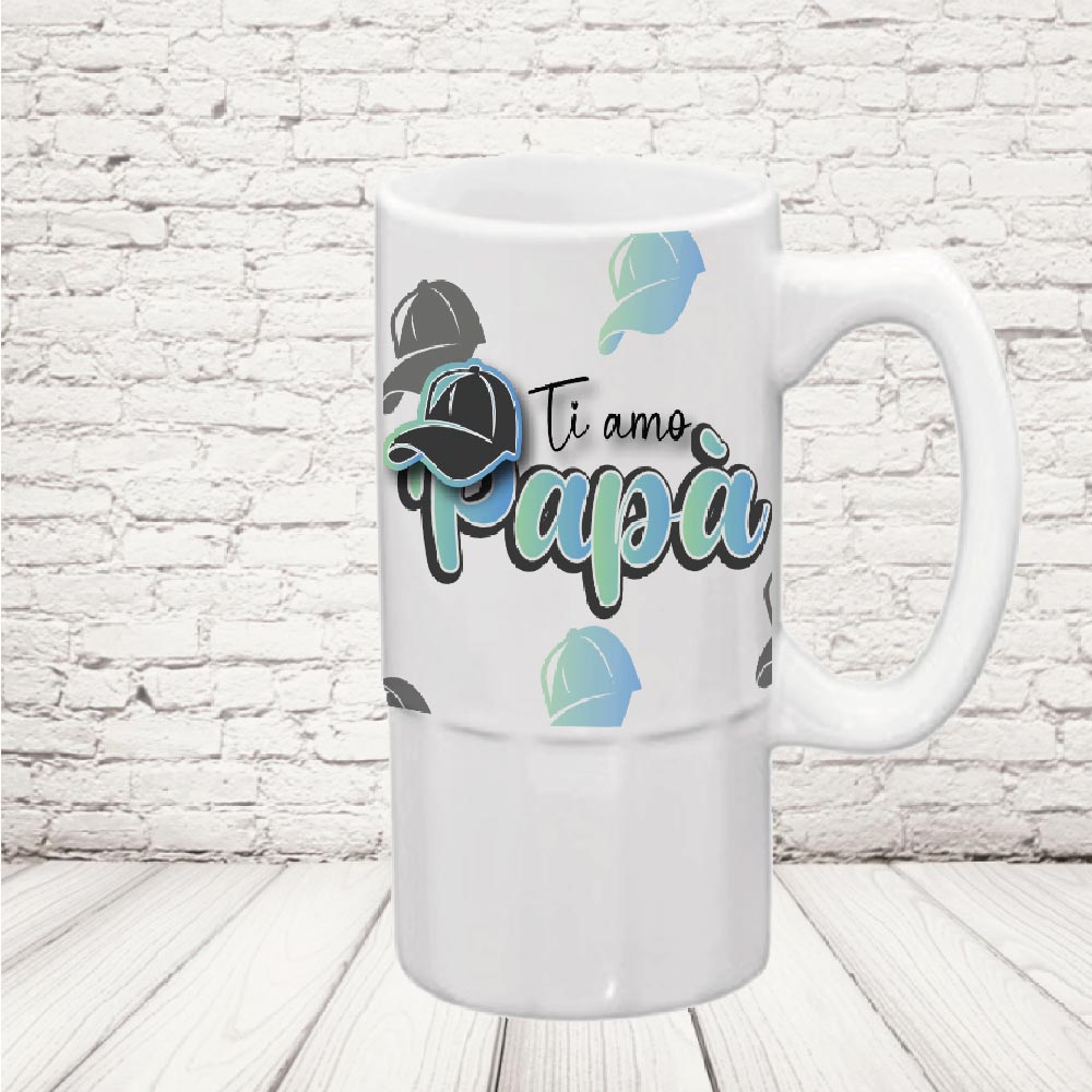 BOCCALE ''DAD CAP'' CERAMICA