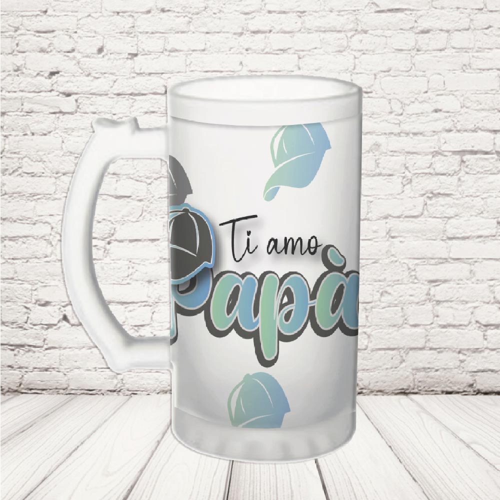 BOCCALE ''DAD CAP'' VETRO