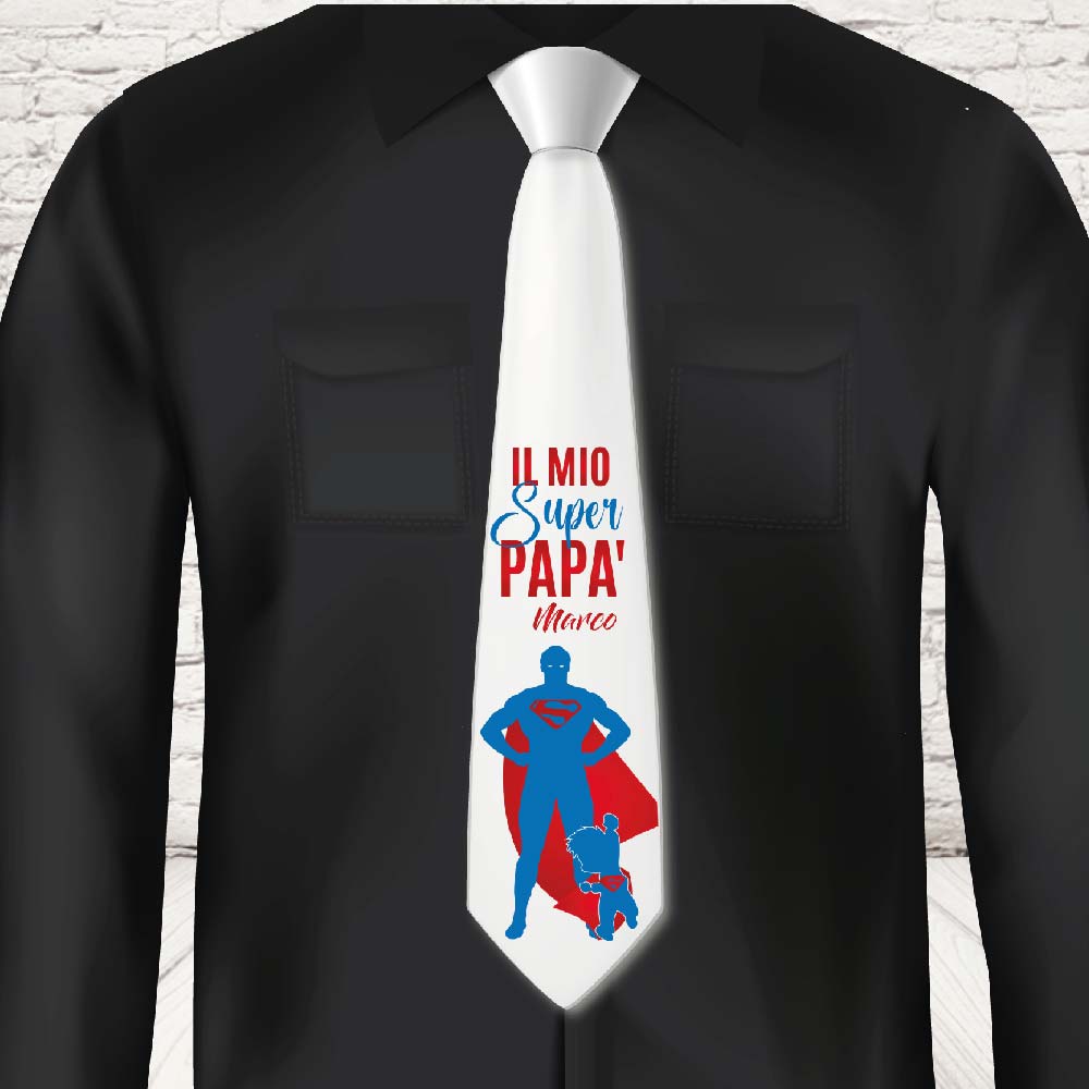 CRAVATTA 'DAD SUPER EROE''