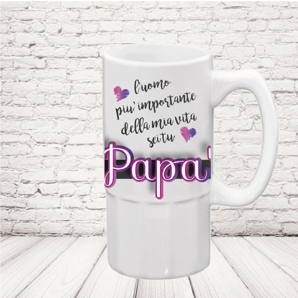 BOCCALE ''DAD CRAVATTA'' CERAMICA