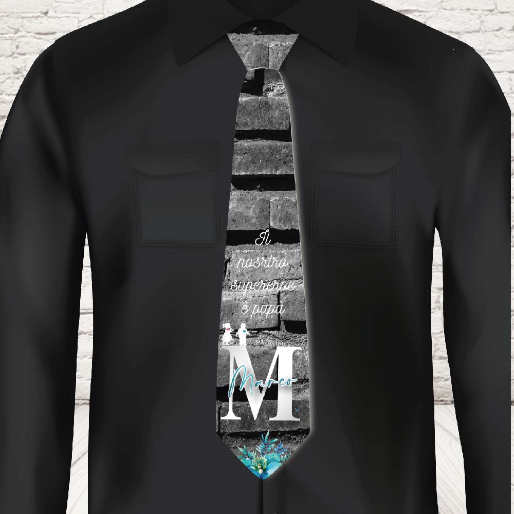 CRAVATTA ''dad letter''