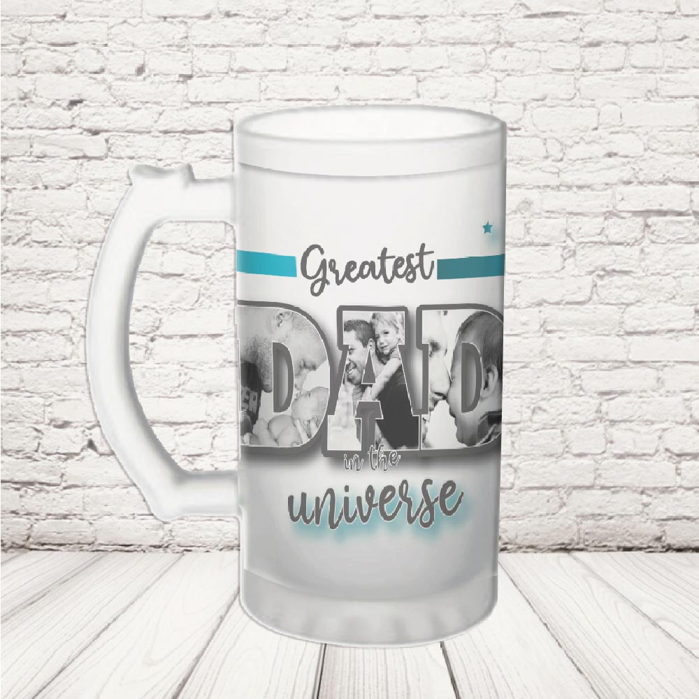 BOCCALE ''GREATEST DAD'' VETRO