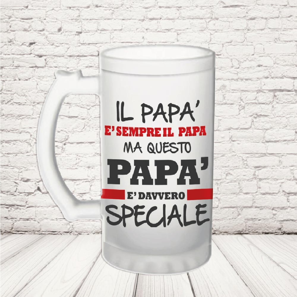 BOCCALE ''PAPA SPECIALE'' VETRO