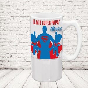 BOCCALE ''SUPER EROE '' CERAMICA