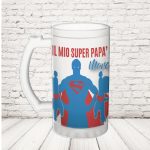 BOCCALE ''SUPER EROE '' VETRO