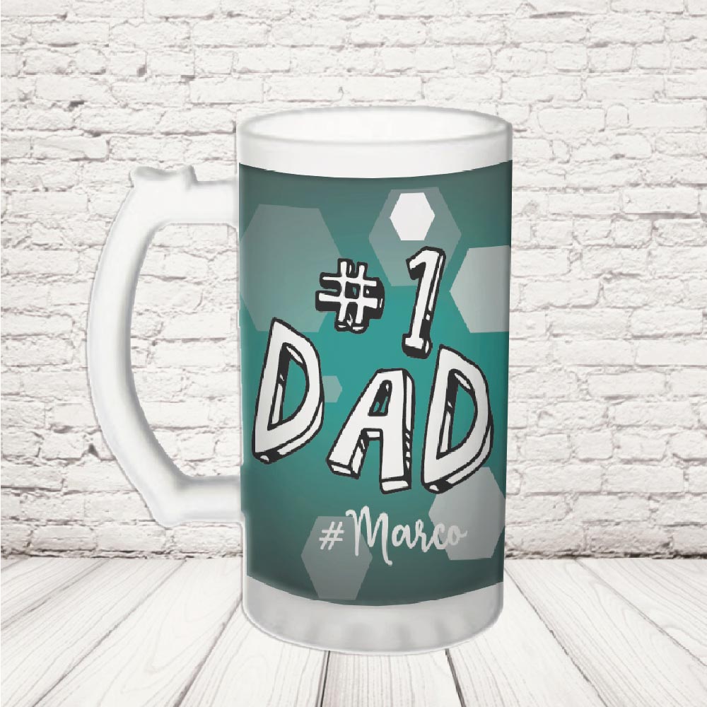 BOCCALE ''#1 DAD'' VETRO