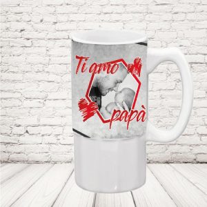 BOCCALE ''DAD CORNICE ROSSA'' CERAMICA