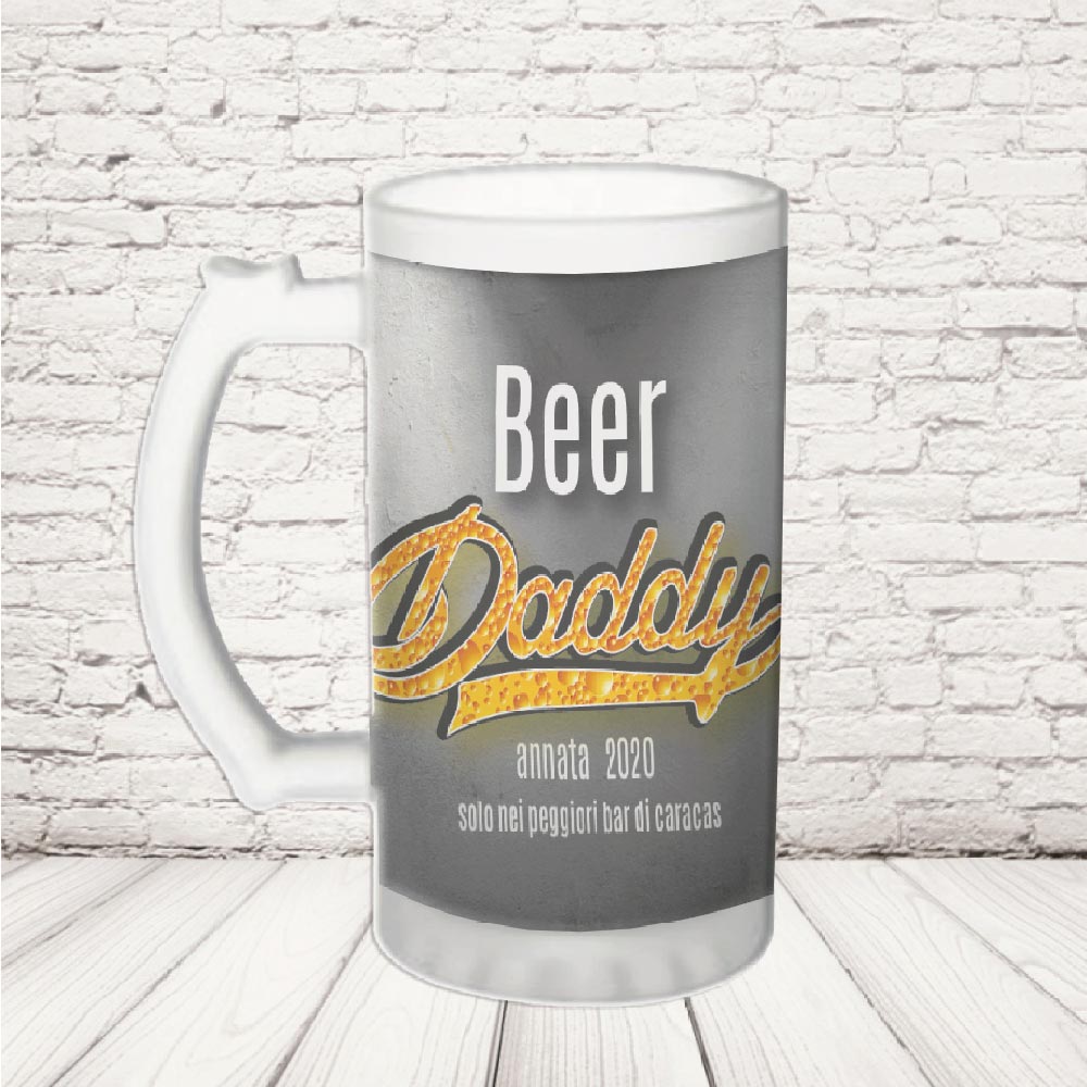 BOCCALE ''BEER DADDY'' VETRO