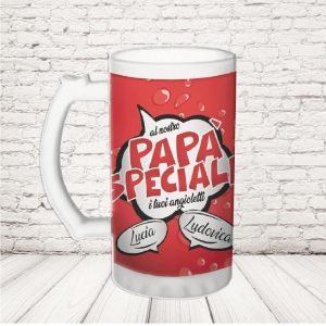 BOCCALE ''DAD FUMETTI'' CERAMICA