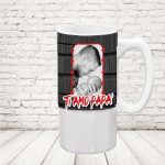 BOCCALE ''DAD FOTO ROSSA'' CERAMICA