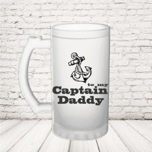 BOCCALE ''CAPTAIN DADDY'' VETRO