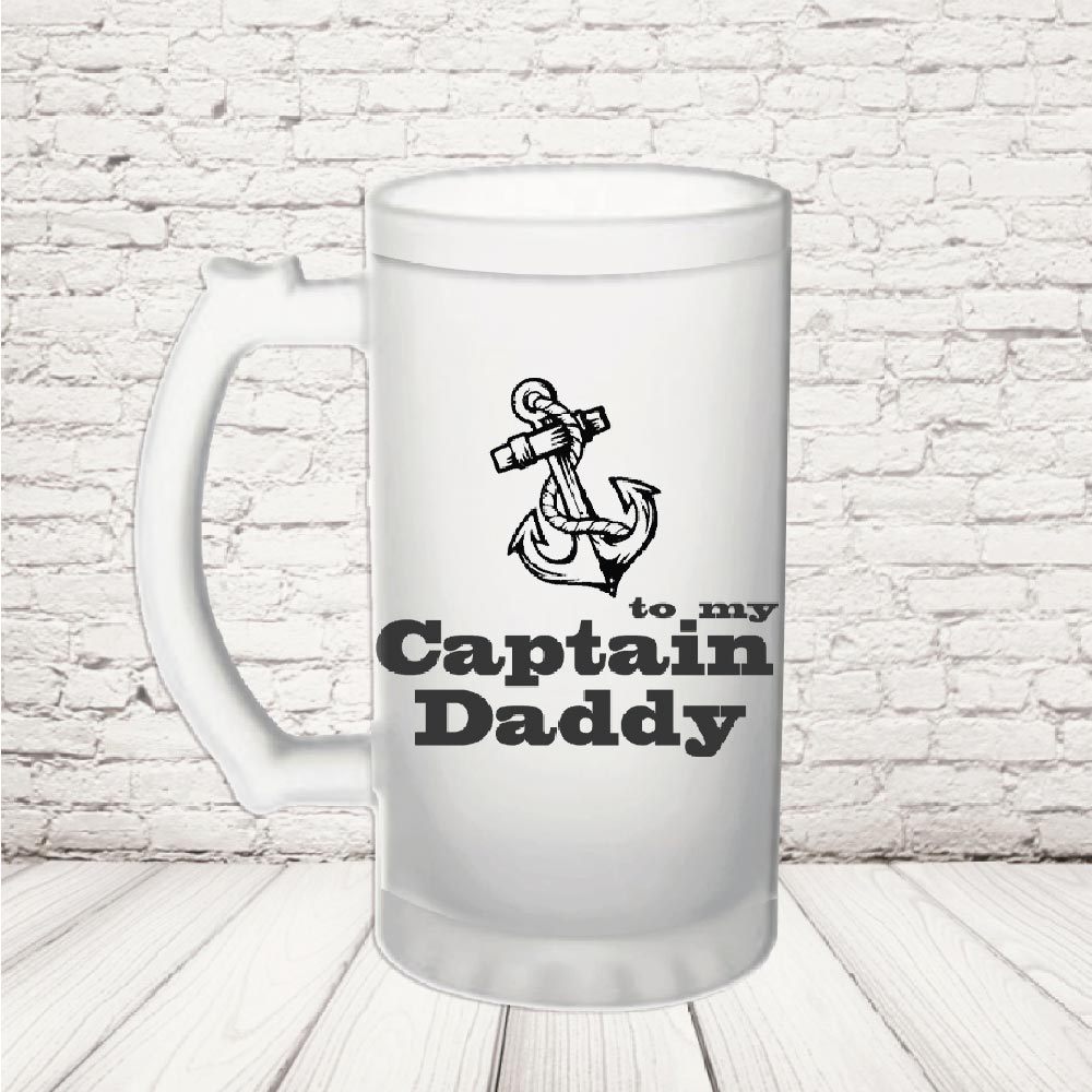 BOCCALE ''CAPTAIN DADDY'' VETRO