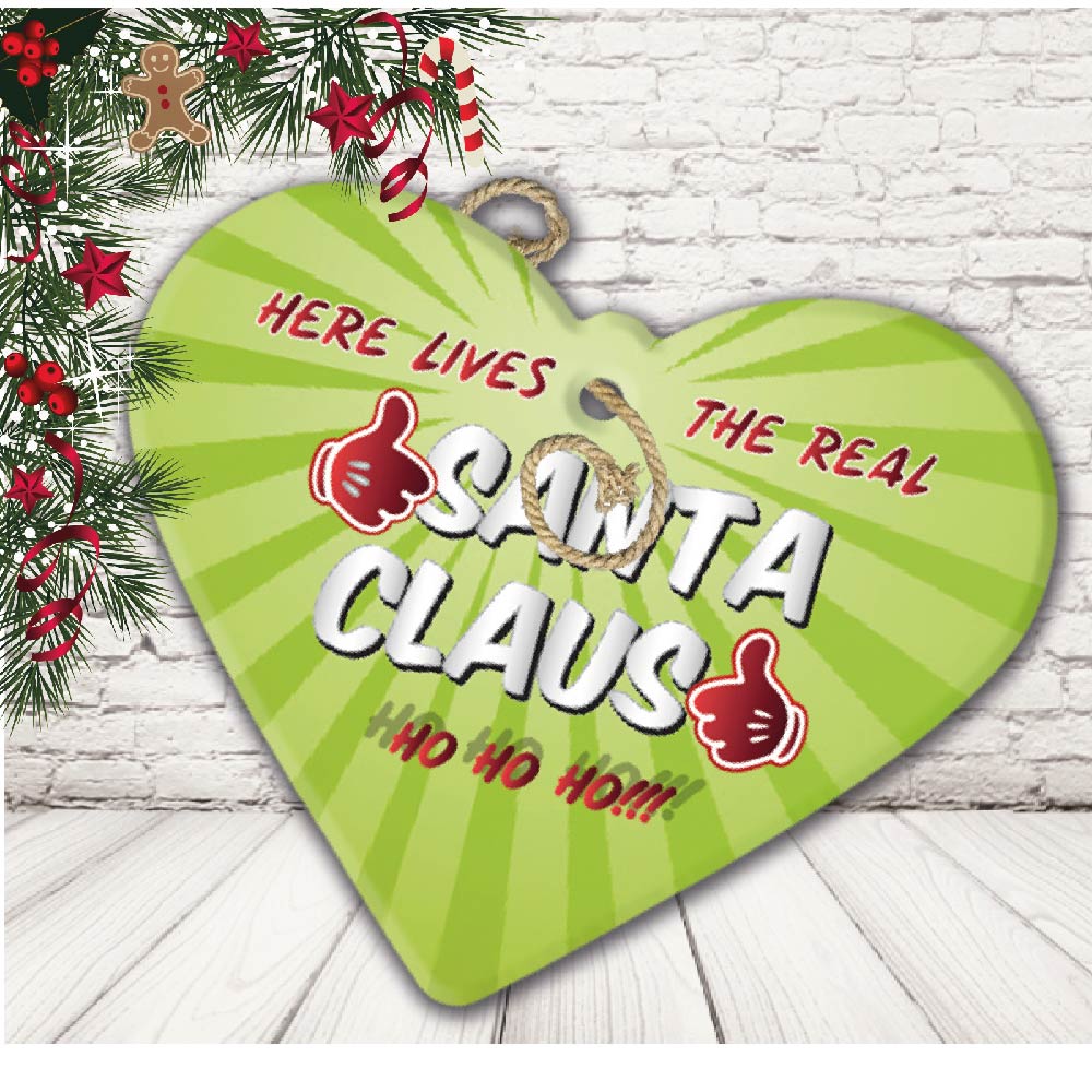santa claus cuore