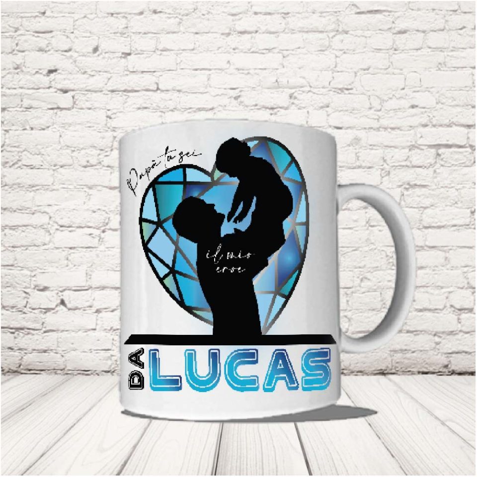 TAZZA ''DAD CRISTALLO BLU''