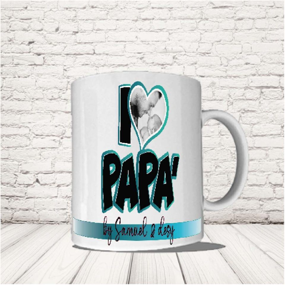 TAZZA ''LOVE MY DAD AZZURRO''