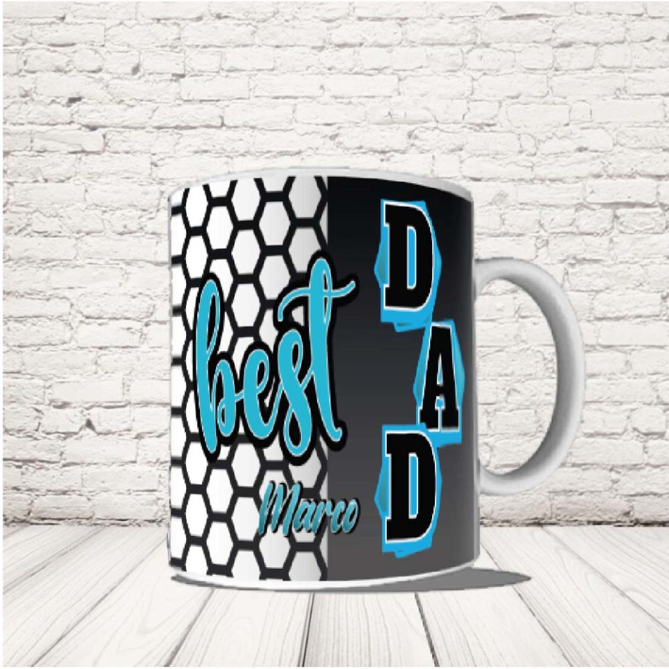 TAZZA ''DAD BEST BLU''