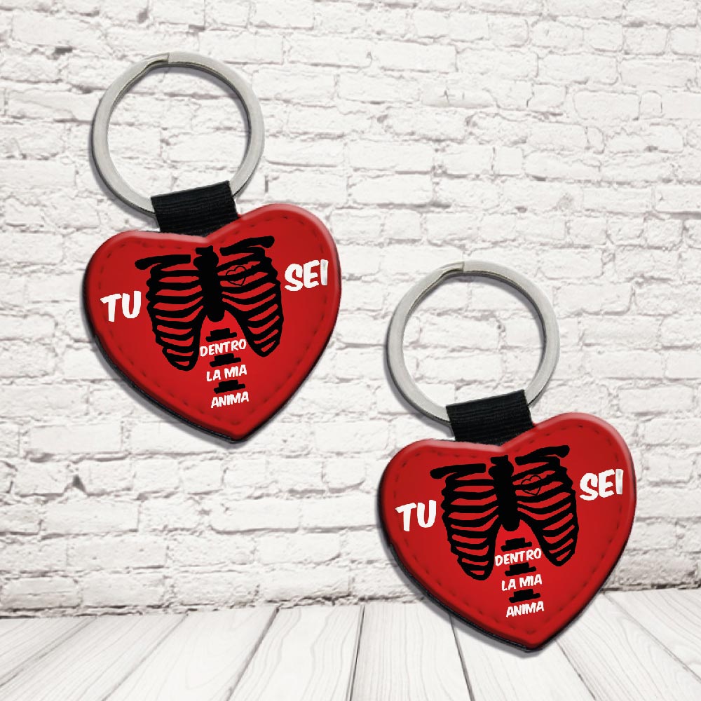 COPPIA PORTACHIAVI ''DENTRO L'ANIMA''