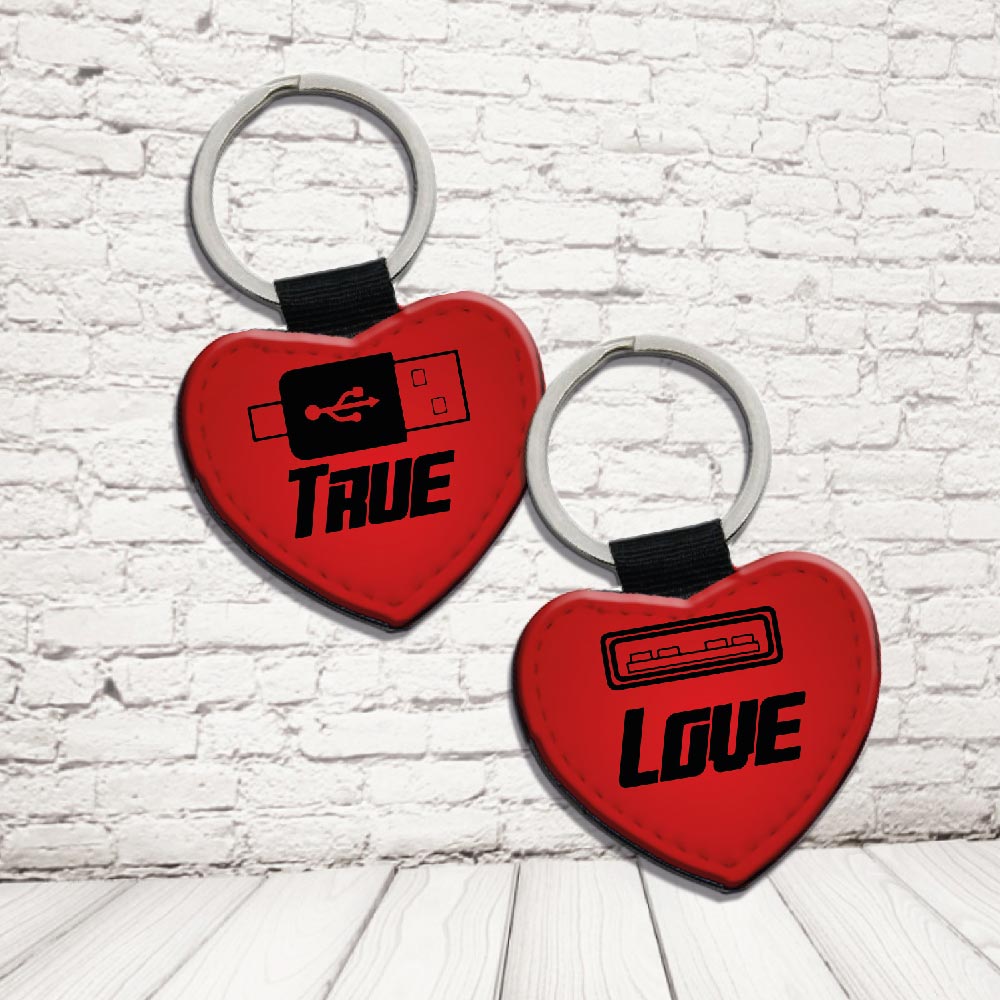 COPPIA PORTACHIAVI ''TRUE LOVE''