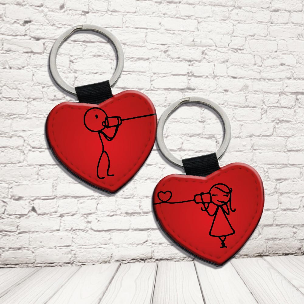 COPPIA PORTACHIAVI ''COMUNICAZIONE A DISTANZA'