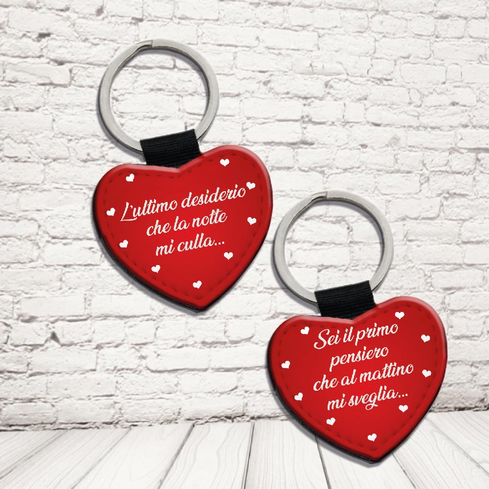 COPPIA PORTACHIAVI ''PRIMO PENSIERO'