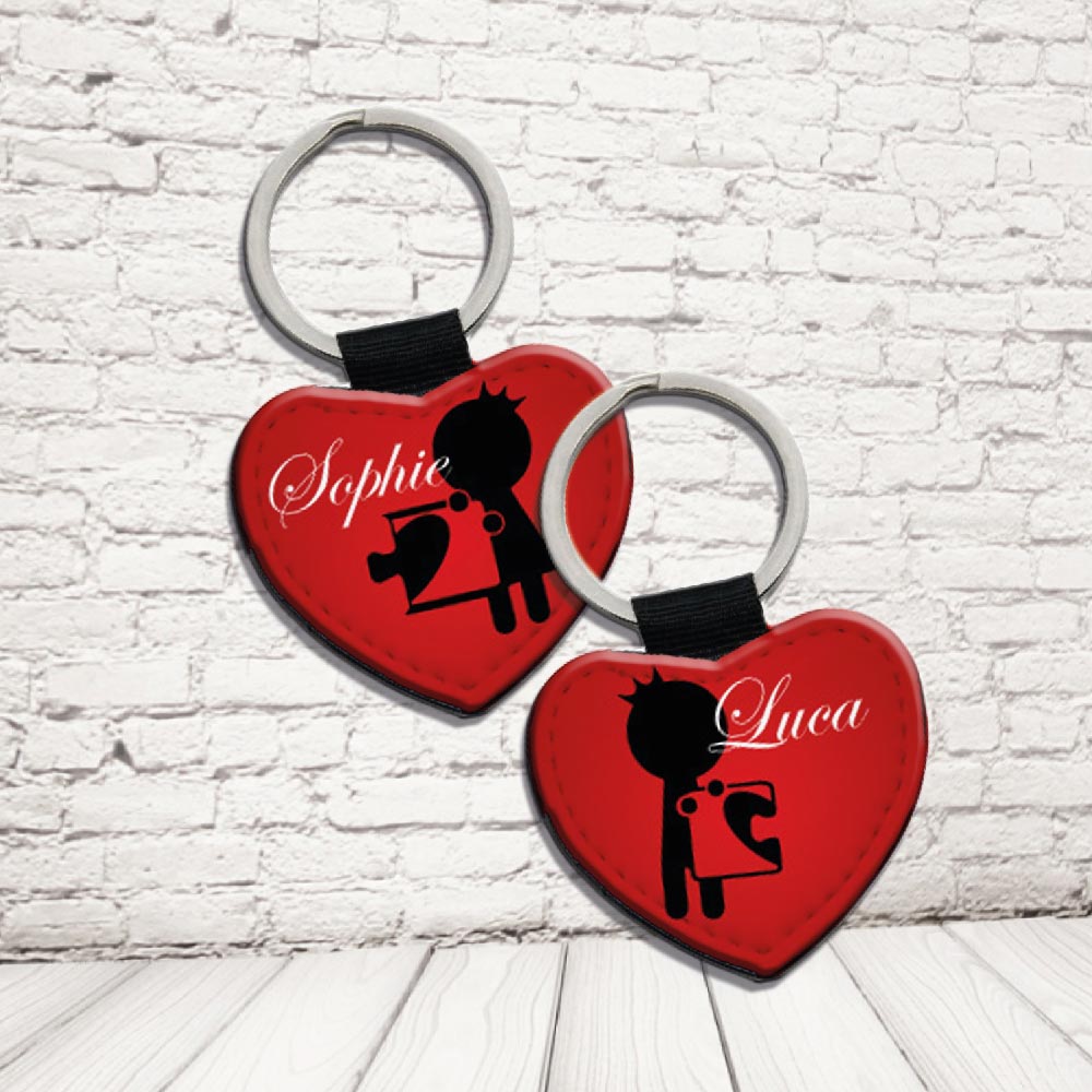 COPPIA PORTACHIAVI ''LOVE PUZZLE''