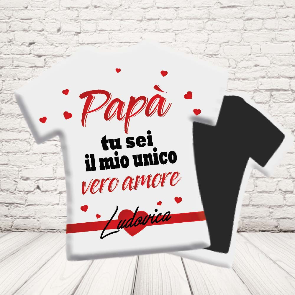 CALAMITA MAGLIETTA ''UNICO VERO AMORE''