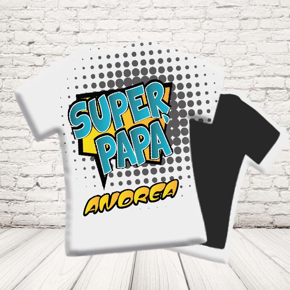 CALAMITA MAGLIETTA ''COMICS DAD''