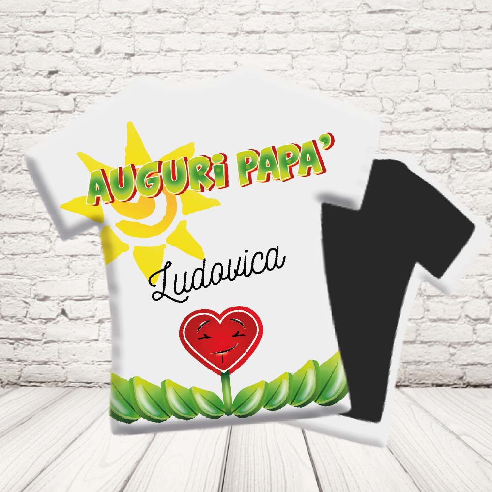 CALAMITA MAGLIETTA ''DAD GIARDINO''