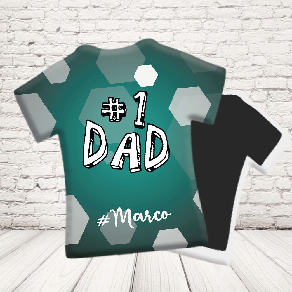 CALAMITA MAGLIETTA ''1# dad''