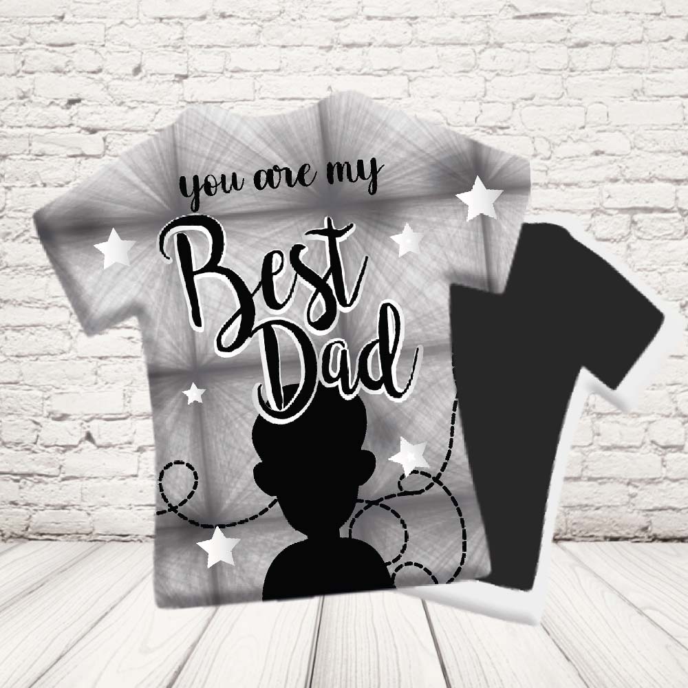 CALAMITA MAGLIETTA ''BEST DAD GREY''