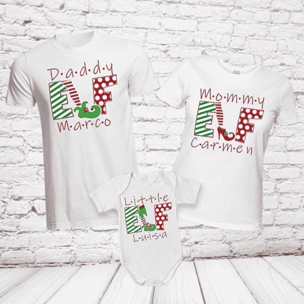 elf bianche tris t-shirt