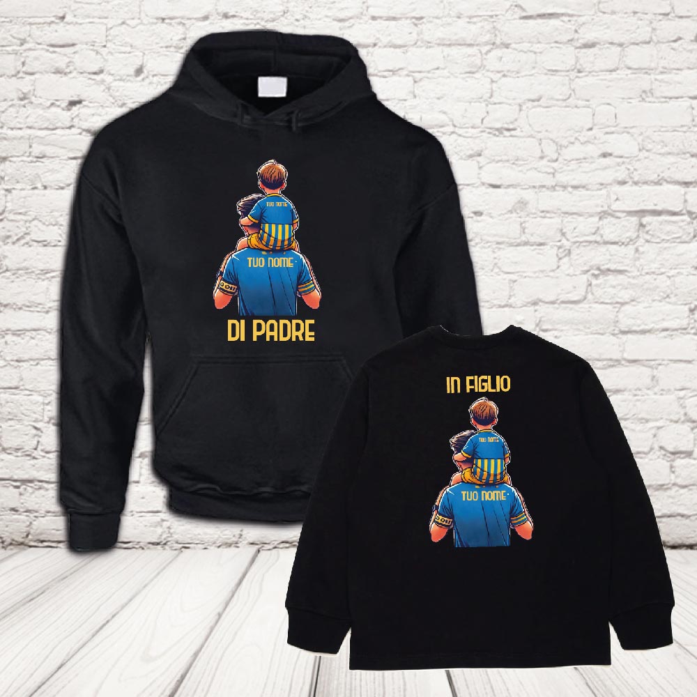 COPPIA felpe VERONA NERO