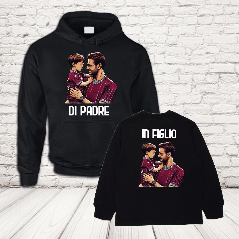 COPPIA felpe torino NERO