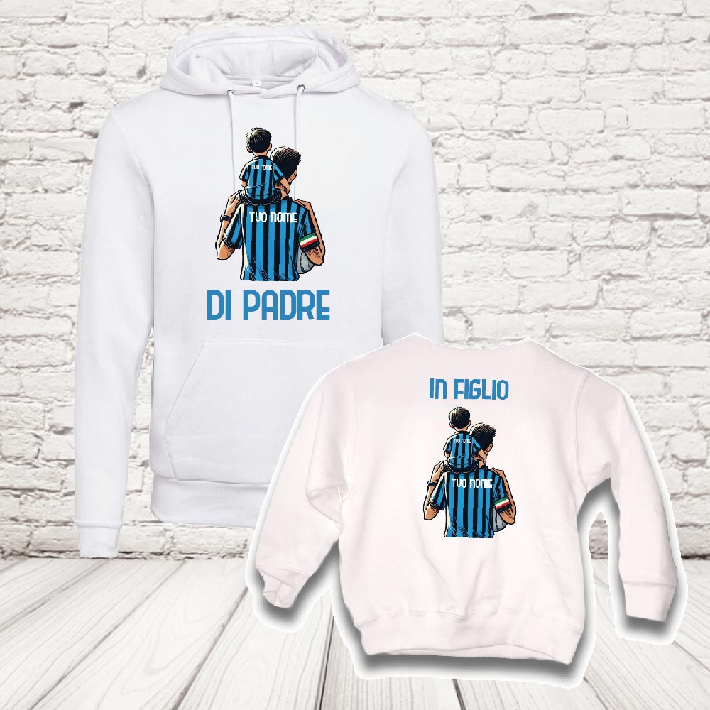 COPPIA felpe Bergamo NERO