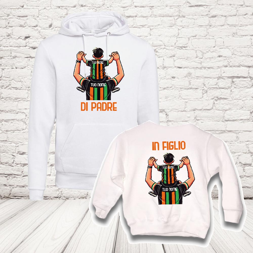 COPPIA felpe venezia bianco