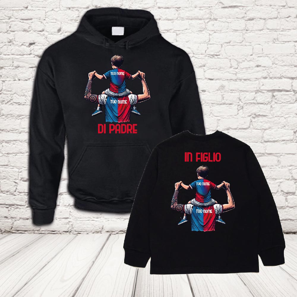 COPPIA felpe catania nero