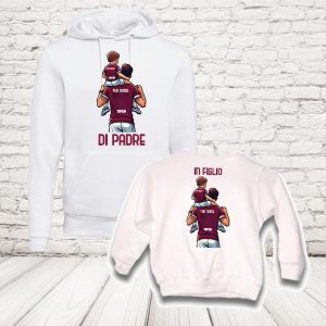 COPPIA felpe salerno bianco