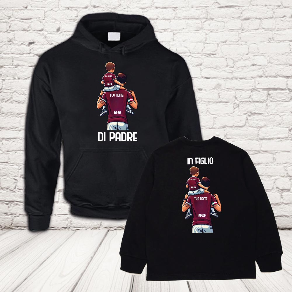 COPPIA felpe salerno nero