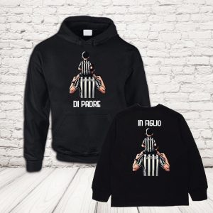 COPPIA felpe juve nero