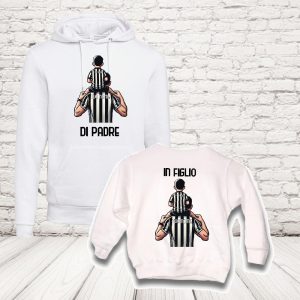COPPIA felpe juve bianco