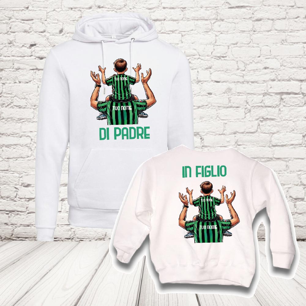 COPPIA felpe Sassuolo bianco