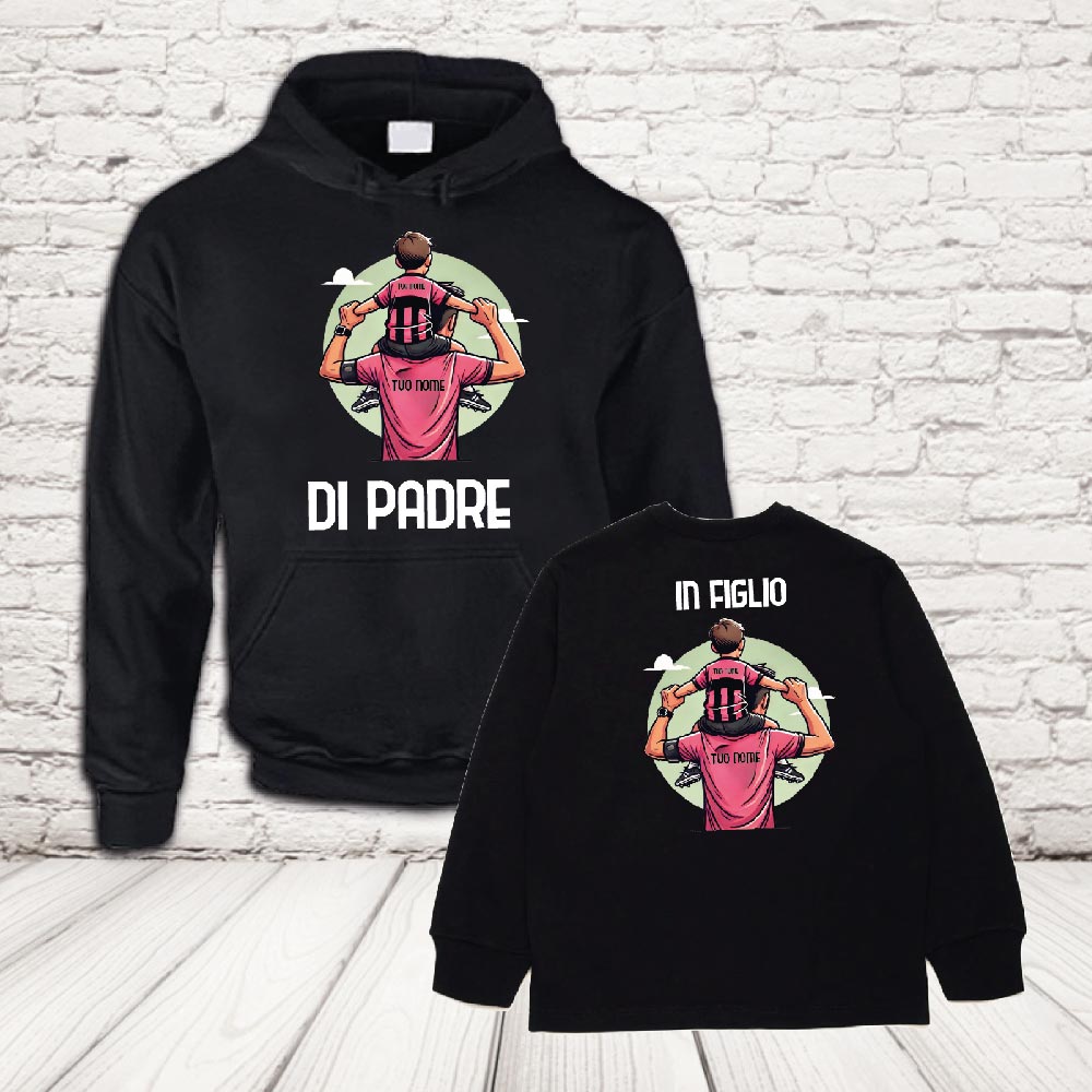 COPPIA felpe PALERMO nero