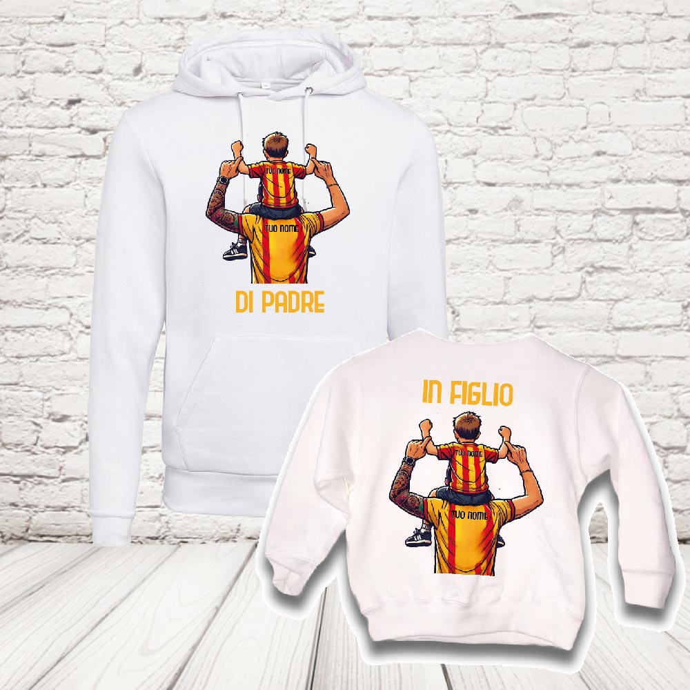 COPPIA felpe LECCE BIANCO