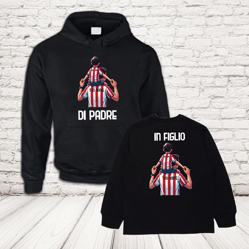 COPPIA felpe BARI nero